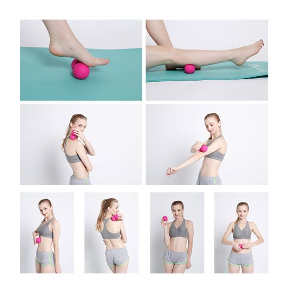 Peanut Fascia Ball Elevate Your Self-Care Routine Target Deep Muscle Knots Alleviate Stress  For Yoga Pilates Physical Therapy Sessions