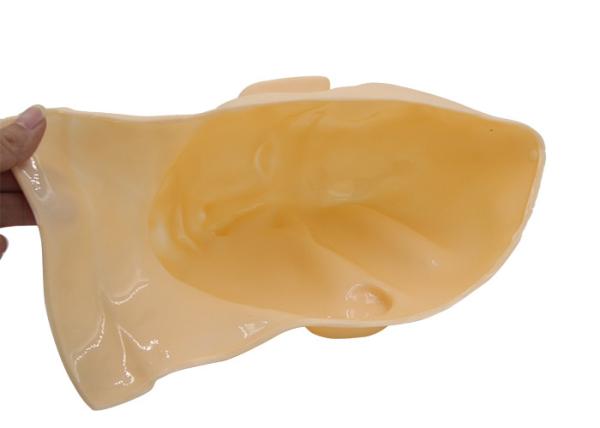 Máscara protetora flexível da pele da prática da tatuagem do silicone 3D, fácil lavar