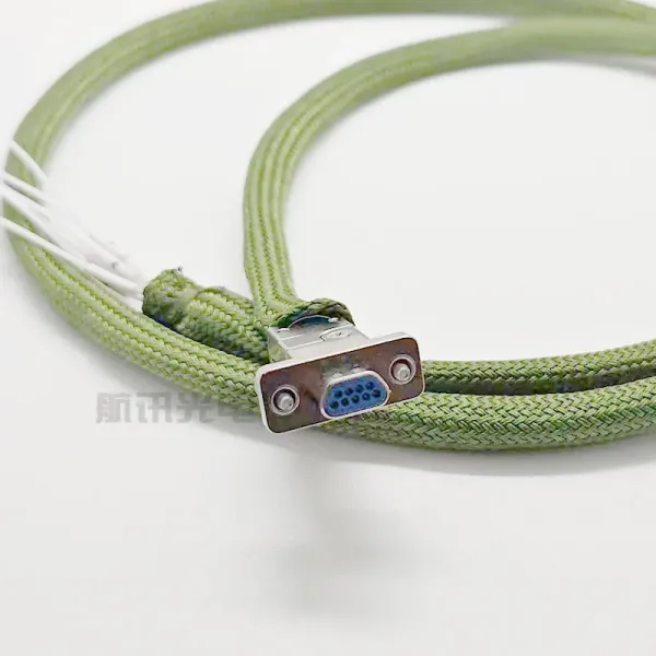 J30j-9tjl-a Custom Cable Rectangular Connector Plug 9-Pin with Tail Clip Wire Clamp A1 A3 Aviation.