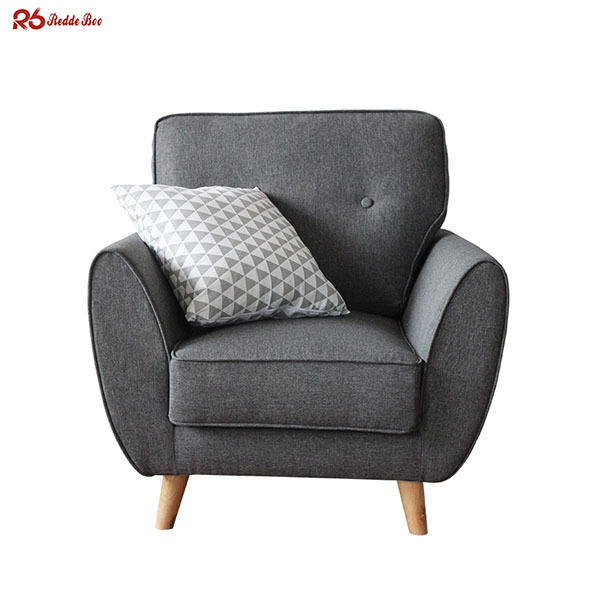 Slipcovered Washable Sectional Linen Fabric Sofa For Living Room