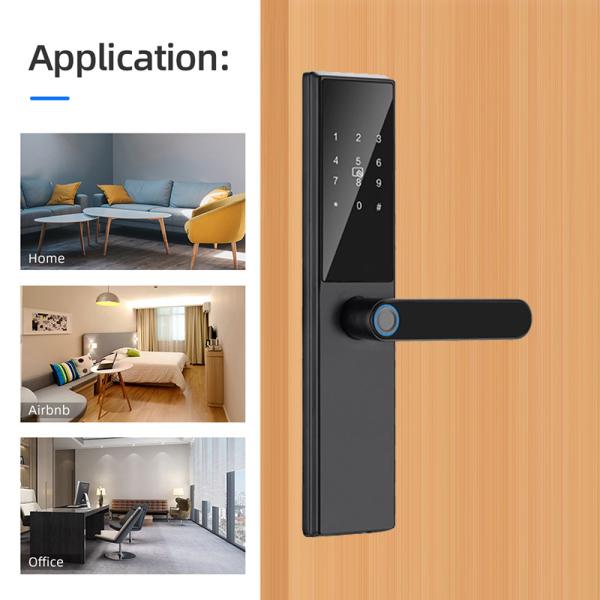 Интеллектуальный цифровой безключевой вход Smart Fingerprint Door Lock с приложением TTlock