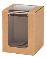 Caja de exhibición transparente pequeña personalizada Embalaje de cartón blanco de papel kraft para aromaterapia o regalos