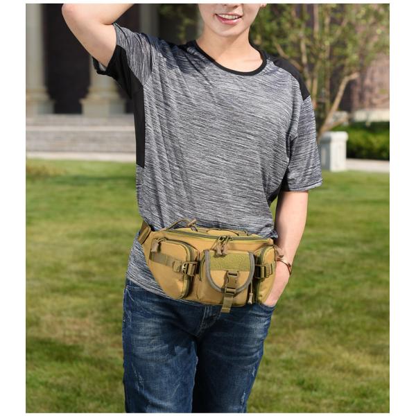 Outdoor Hiking Fanny Pack Bag for Men Tactical Waist Bag in Durable Material