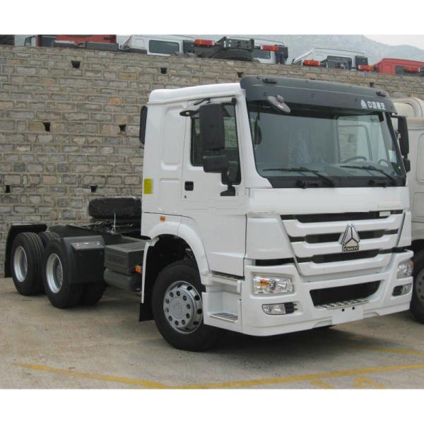 6x4 Tractor Head Trucks With Dual Circuit Compressed Air Brake