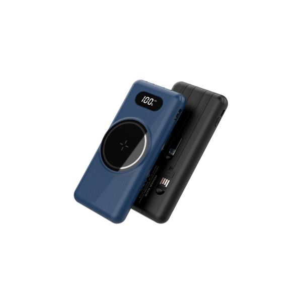 Magnetic   Portable Cell Phone Battery Charger , 5 In 1 Power Bank 205KHz