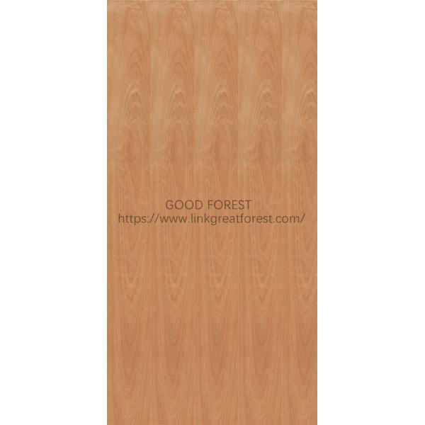 Faced Natural Okoume Wood Veneer Crown Grain Fancy Panel E1/E0 Grade Plywood 25mm Thickness For Door China Makes