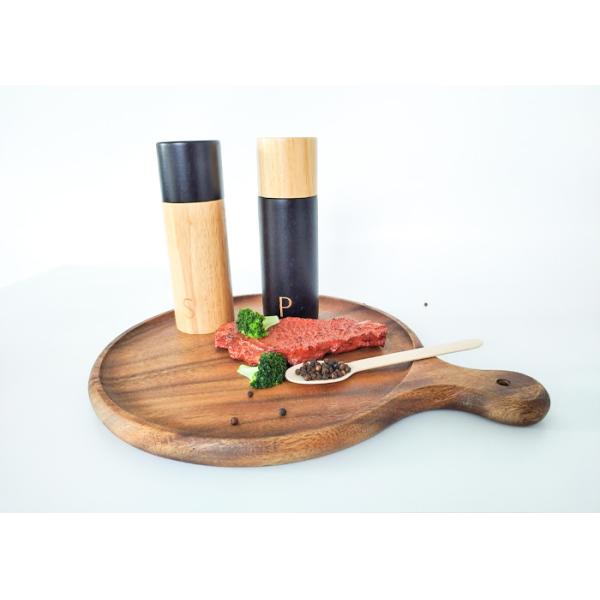 Настраиваемые деревянные солевые и перечные мельницы