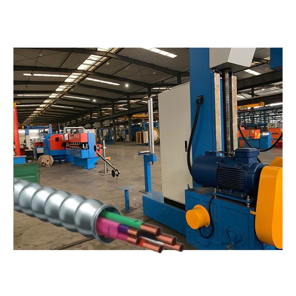 Máquinas de blindagem de liga de alumínio A solução ideal para a produção de cabos coaxial de núcleo de ar