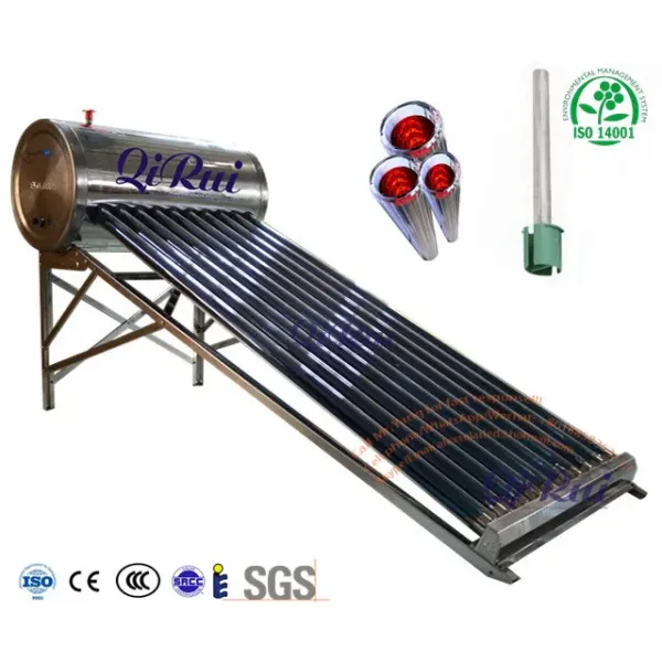 Inox Stainless Steel Low Pressure Hot Water Solar Heater