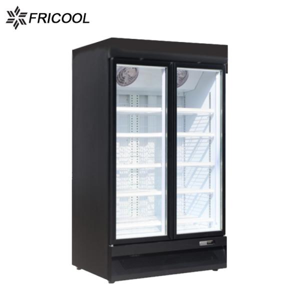 CE ETL 1/3 HP 2 Glass Door Refrigerator Merchandiser 423 Lbs