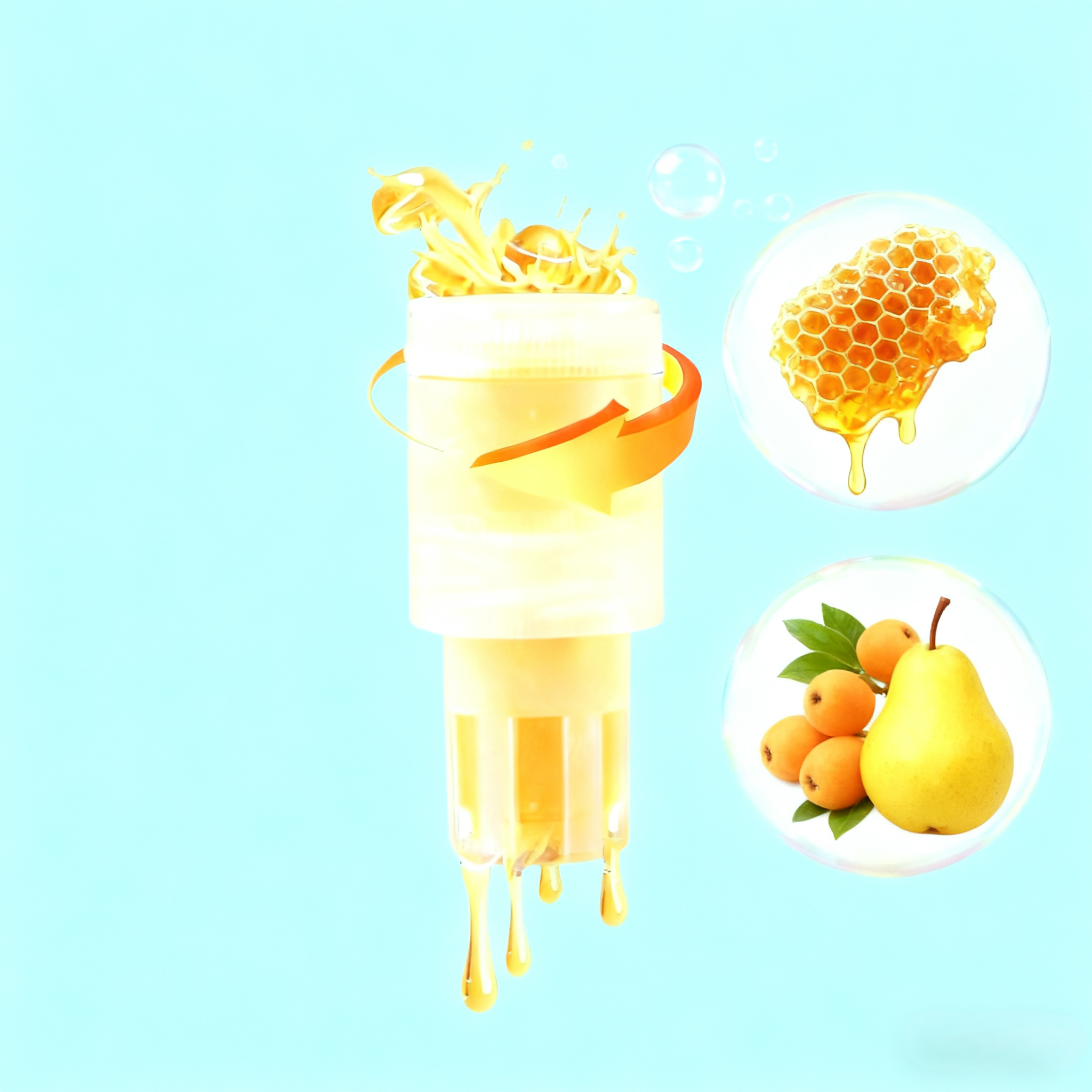Portable Separate Honey Water with 30g Natural Honey and 5g Fresh Pomelo Grapefruit 24 Months Shelf Life Premium Grade