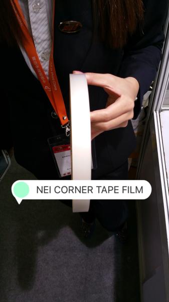 Filme térmico da laminação da fita do canto de 3 polegadas 22 mícrons 65 mícrons 75 mícrons