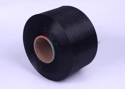 Fio inteiramente tirado preto do polipropileno 900D 100 para a corda do Webbing, 840D 1000D