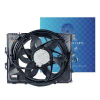 Ventilador de arrefecimento do radiador de 12 V com fusível protegido para BMW Série 3 2005-2012 2.0L
