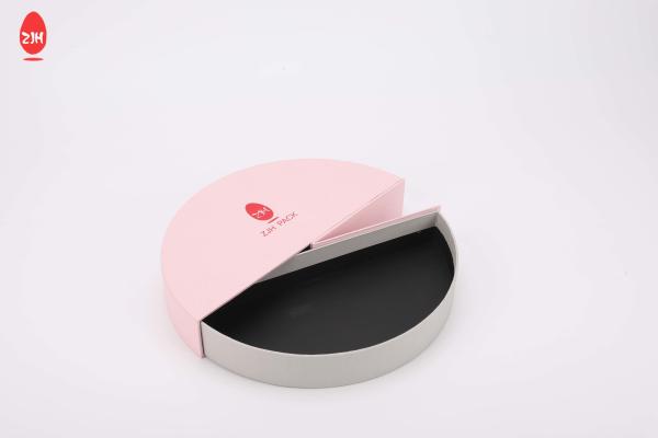 Printing Cardboard Candy Flowers Surprise Round Shape Packaging Gift Box Rotating