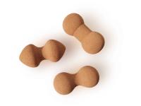 Ioga antiderrapante Cork Massage Peanut Balls Roller Eco do OEM amigável