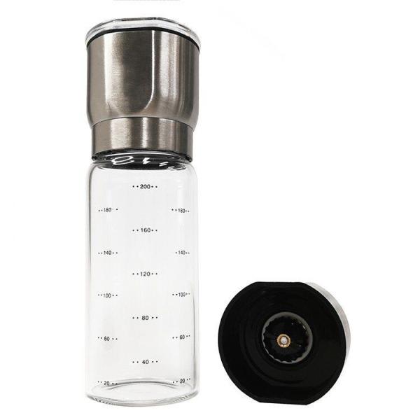 Kitchen Glass 200ml Travel Salt And Pepper Grinders
