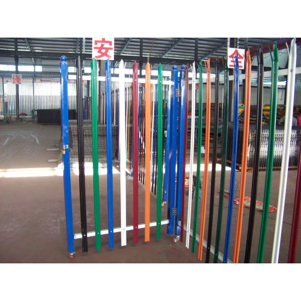 1200mm Tall Steel Security Fencing Galvanised D Pale