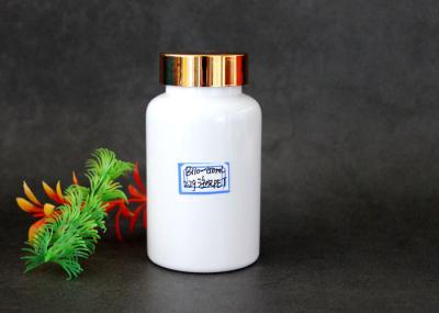 Anti Light Plastic Medicine Bottles PET Metal Cover Impact Resistance