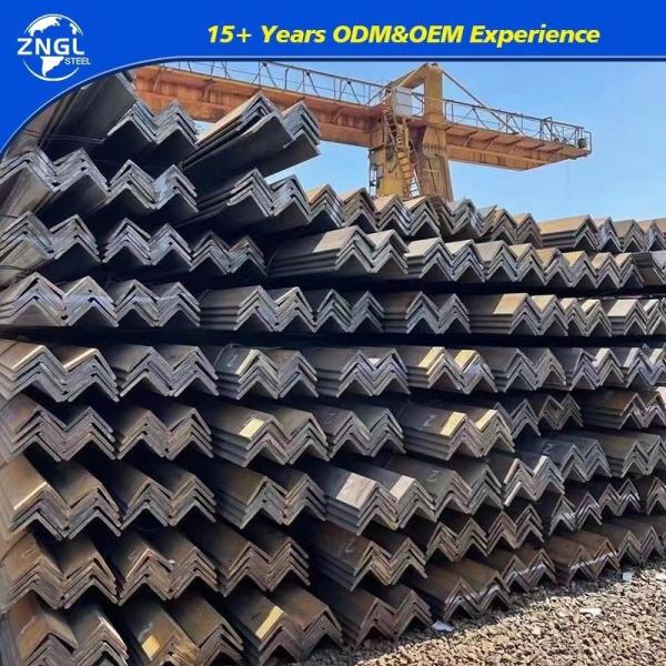 50*50*5 Q235 Q345c St235jr Grade Angle Fer ASTM Acier à angle égal et inégal