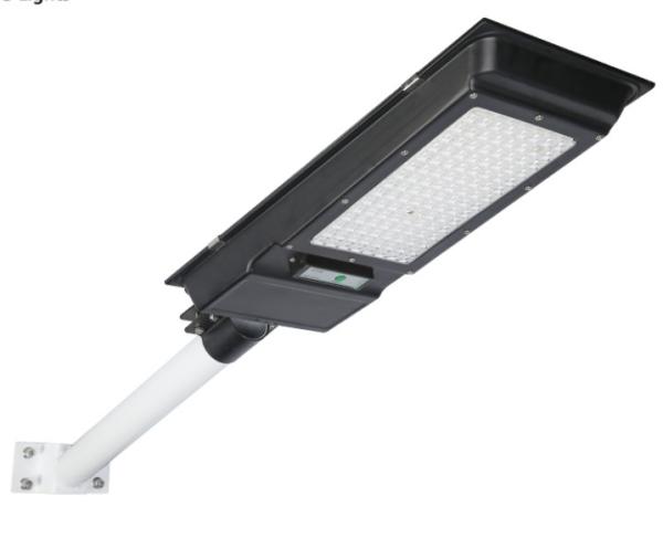 Waterproof ip65 outdoor garden park lighting SMD iron 80w 120w integrated all in one led solar street lights