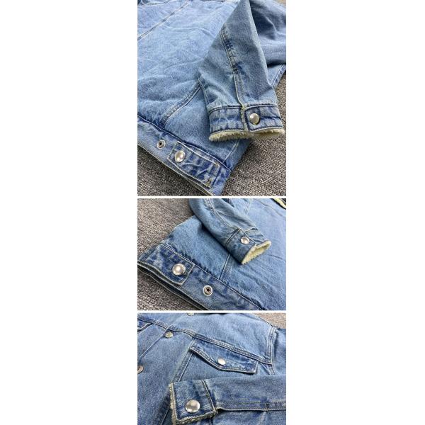 Fashion Loose Women's Jacket With Wool Warm Denim Jacket Clothing S-L