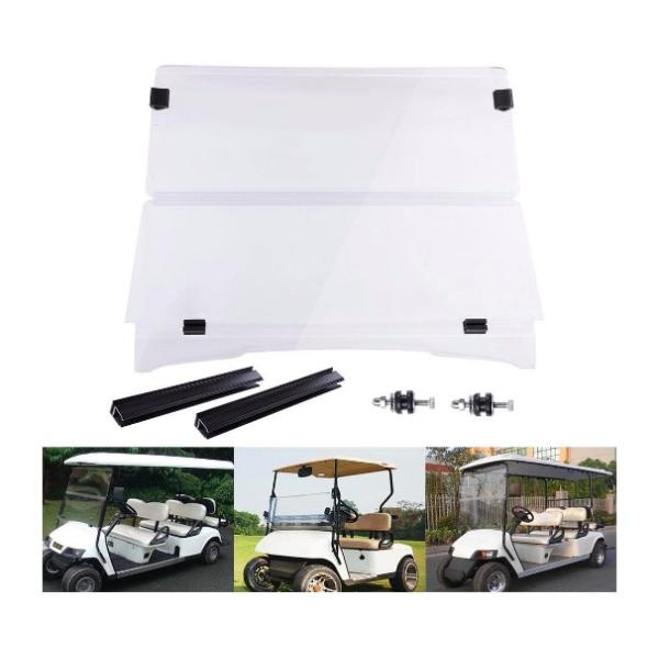 Складчатости сальто OEM лобовое стекло автомобиля клуба акриловой ясное для тележки гольфа/YAMAHA