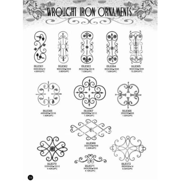 Нанесенное литое железо орнаментирует покрытие порошка для перил/поручней лестницы