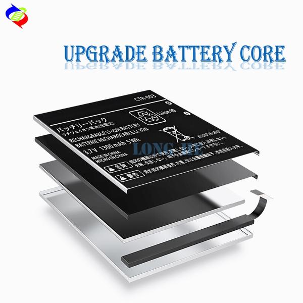 Nintendo 3DS CTR-003 Li-ion Rechargeable Battery Pack Replacement 1300mAh 3.7V Black