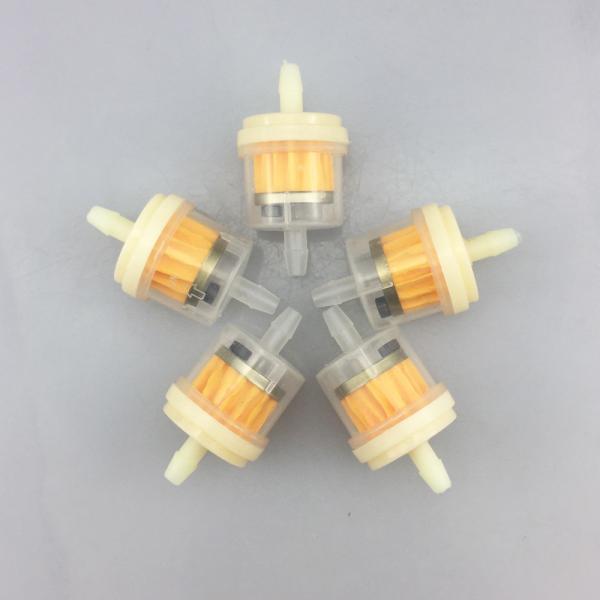 Scooter Mower Motorcycle Fuel Filter , Universal Plastic High Flow Fuel Filter With Magnetic