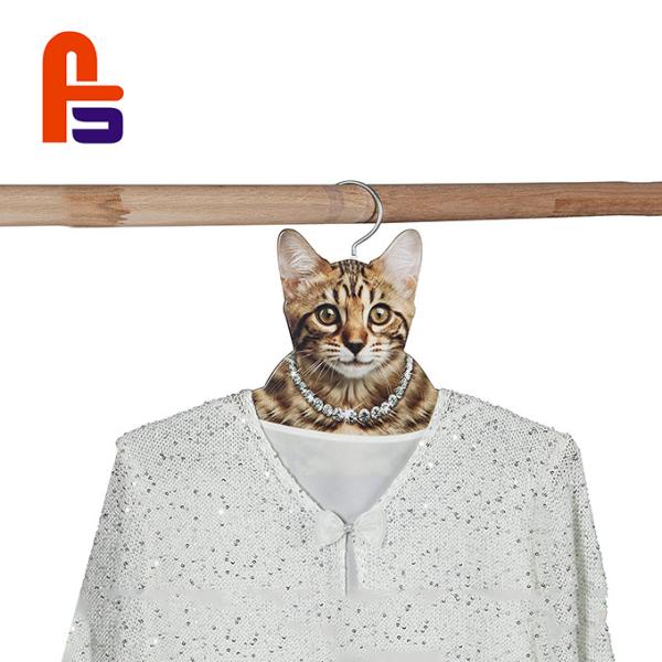 Cute Design Clothes  Flexo Printing BSCI Assured Custom Cardboard Hangers