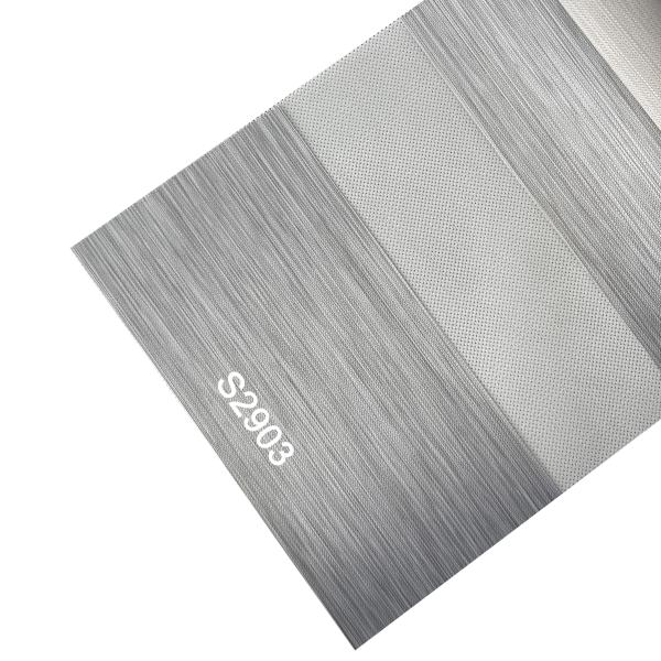 3m Width 100% Polyester Translucent Double Layer Roller Blinds Fabric For Home Decoration