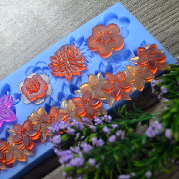 Food Grade Silicone Baking Utensils Disposable Flower Moulds For Cakes Decorating
