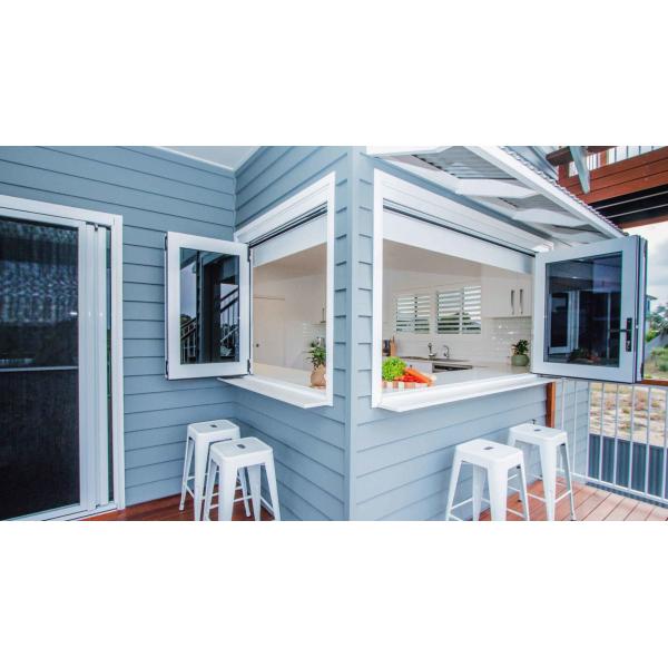 Sécurité fenêtres en aluminium bipliées en poudre revêtue de hauteur / largeur