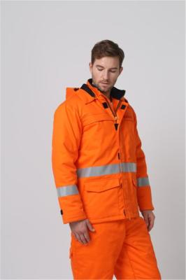 99% Cotton Cold Weather Workwear 50mm FR Tape Cold Weather Work Coat