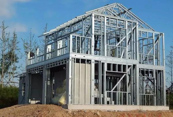 Prefabricated Sustainable Luxury Light Steel Structure Villa House