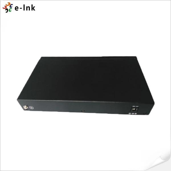 8x1000M SFP ports + 1x1000M SFP/TP port (Combo) uplink Managed Fiber Switch