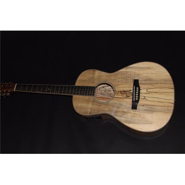 Custom All Solid Sapele Wood Ooo15s Body Style Acoustic Electric Guitar