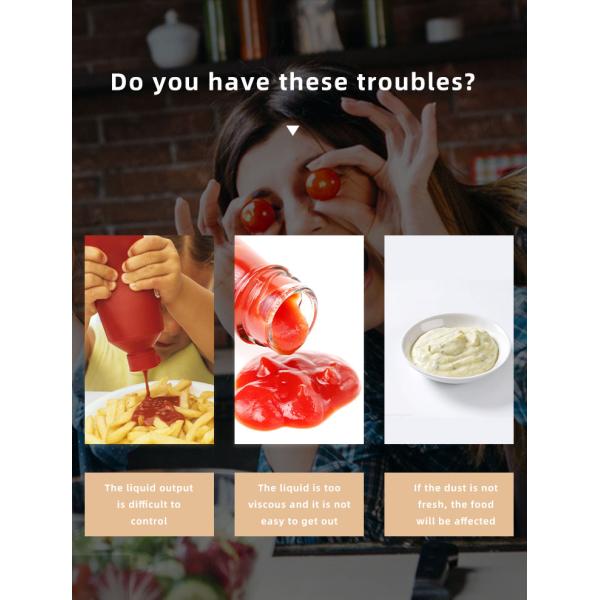 Food Grade Gold Syrup Dispenser Pump Dustproof Drip Proof Design