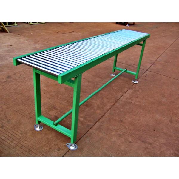 Custom Roller Conveyor Systems With Cold Rolling Steel , Standard Gray