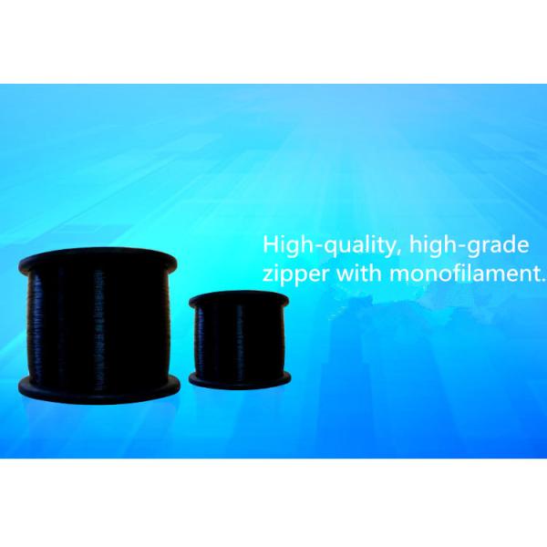 0.8MM High Tenacity 100 Polypropylene Yarn PET Zipper For Weaving , TESTEX Approved