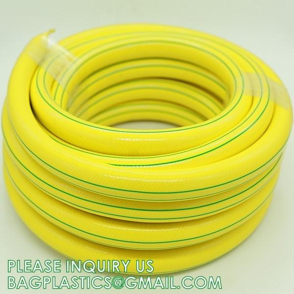 PVC All Weather Garden Hose 50m 3/4'' 4 Layers PVC Heavy Duty Garden Hose Flexible High Pressure Water Hose