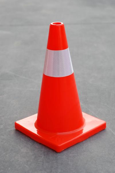 45cm Chile Standard PVC Road Maintance Safety Cone
