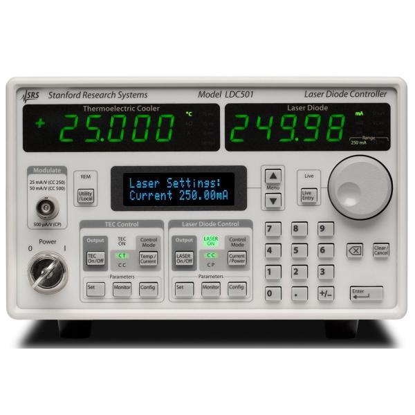 SRS Stanford Research Systems Model LDC500 Series Laser Diode Controller LDC500 LDC501 LDC502