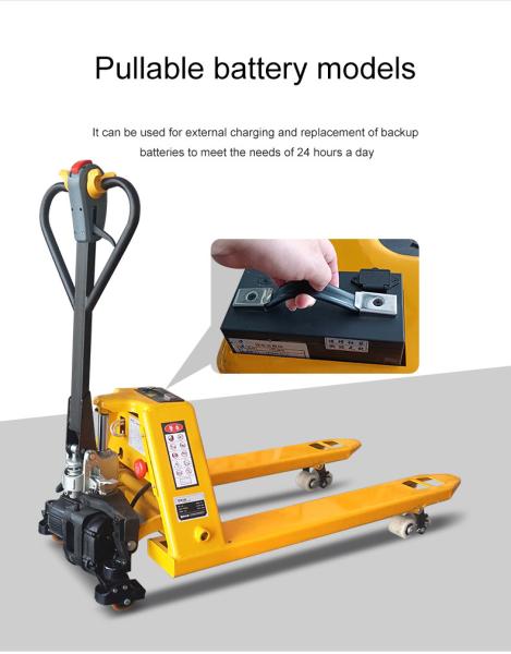 Pálete elétrica Jack Rider Lithium-Ion Battery de Multifuntional 4400LBS Walkie