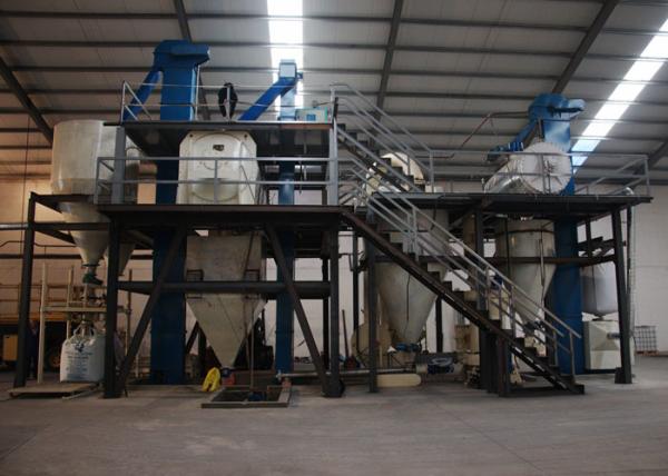 Mild Steel Industrial Food Mixer Machine , High Speed Dry Powder Blending Line