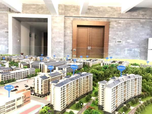 1:100 University Model Architectural School Scale Model Modern Style