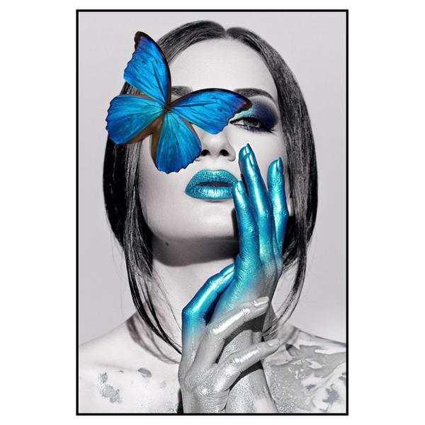 Abstract Figure Wall Art Wowen Girl Crystal Porcelain Painting Living Room Decor Custom Size