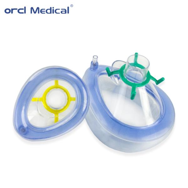 Masque d'anesthésie pédiatrique facile à utiliser à l'hôpital pour petits patients avec conception à ajustement rapide Prix de gros d'usine