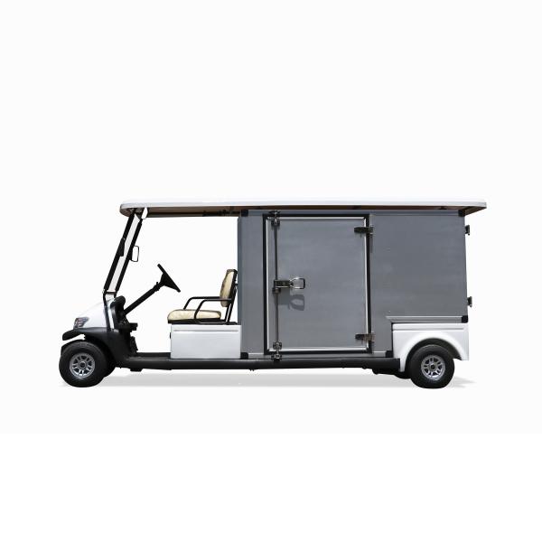 Electric Hotel Golf Buggy Car CE Approved With Aluminum Cargo Box
